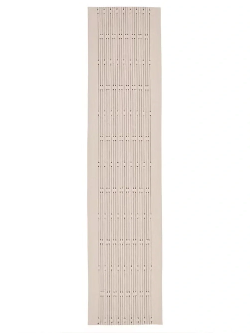 IKEA Neutral Printed Cotton Runner Rug (14”x59”)